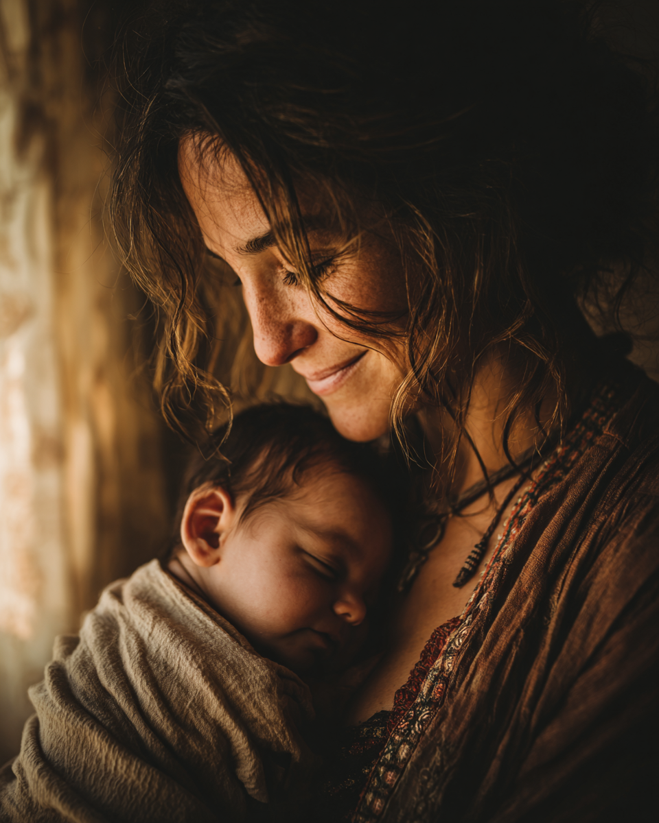 Mutter mit Baby bei Kinderosteopathie